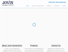 Tablet Screenshot of jovinauto.com